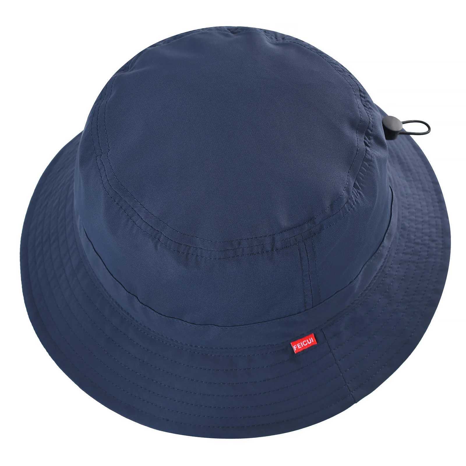 Feicui unisex bucket sun hat lightweight outdoor summer beach vacation Getay Heear short Brim Panama hat in two styles W241225