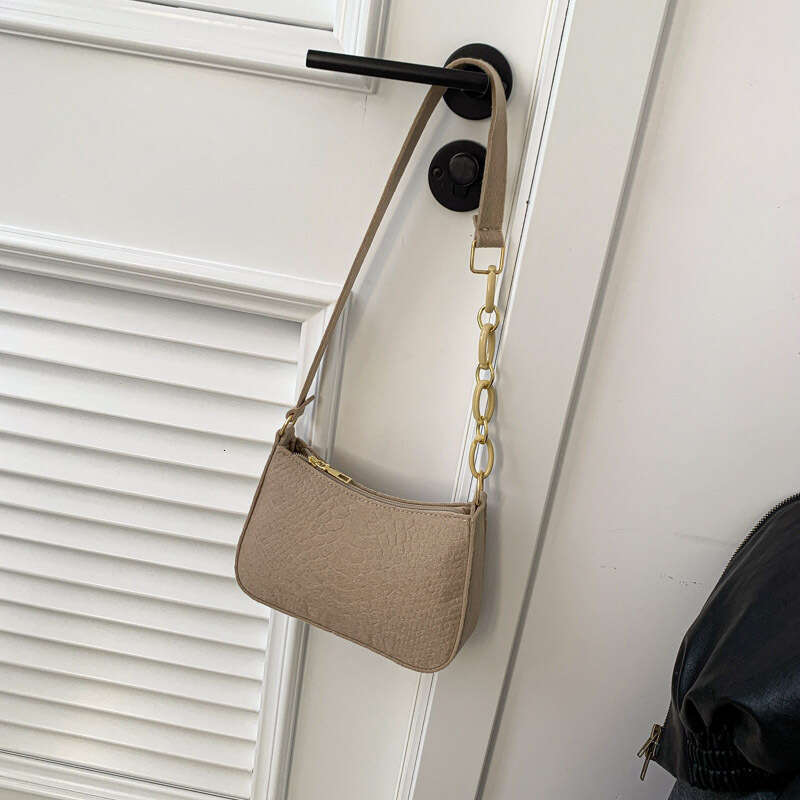 This Year's Popular Fashion Style Gentle Shoulder For Women's Summer Casual Versatile Ins Solid Color Armpit Bag