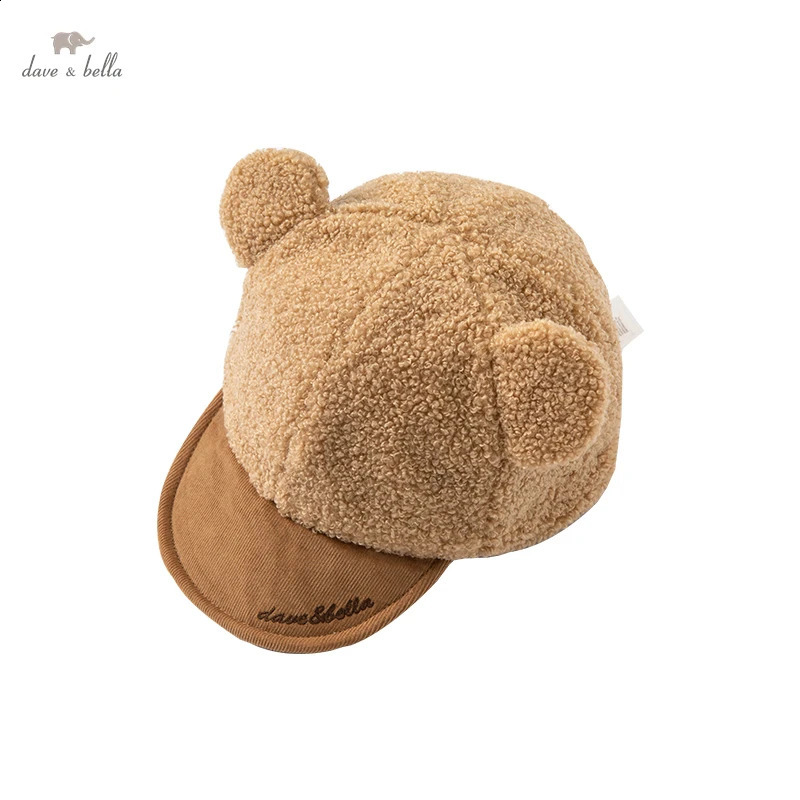 DBW0 dave bella winter born baby unisex cartoon hat children boy girl fashion bucket cap 241225