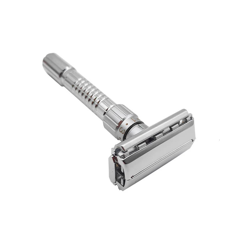 Adjustable Safety Razor Mens Folding Shaving Double Edge Classic Safety Razor Stainless Steel Shaving Blades Barber Shaving Tool 241225