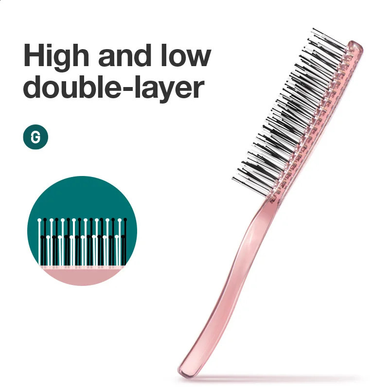 MR.GREEN Hair Brush Scalp Massage Combs Volumizing Hair Styling Fine Tooth Detangling Tool For Long Wet Dry Hair Women Gift 241225