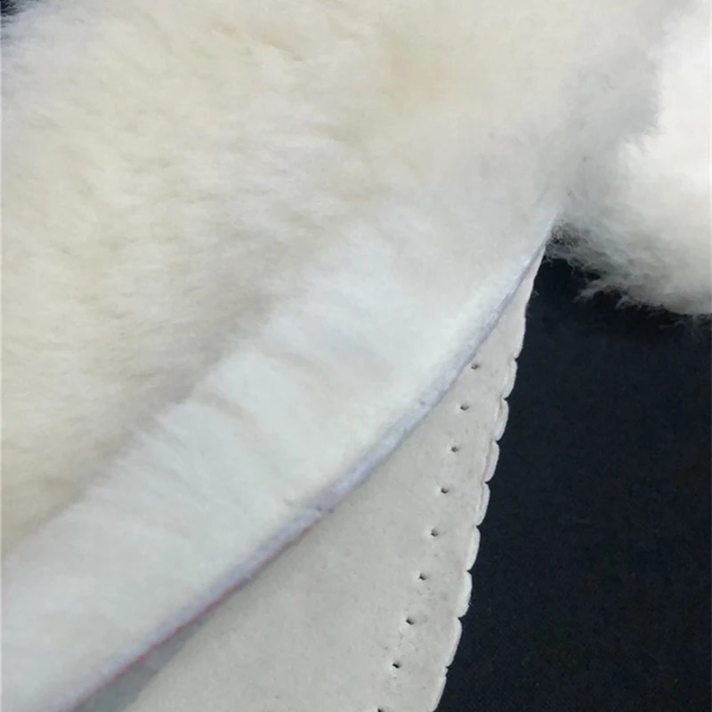 Wool insoles for shoes Sheepskin Natural Shearling Real Fur Wool Men and women To keep warm in winter 241226