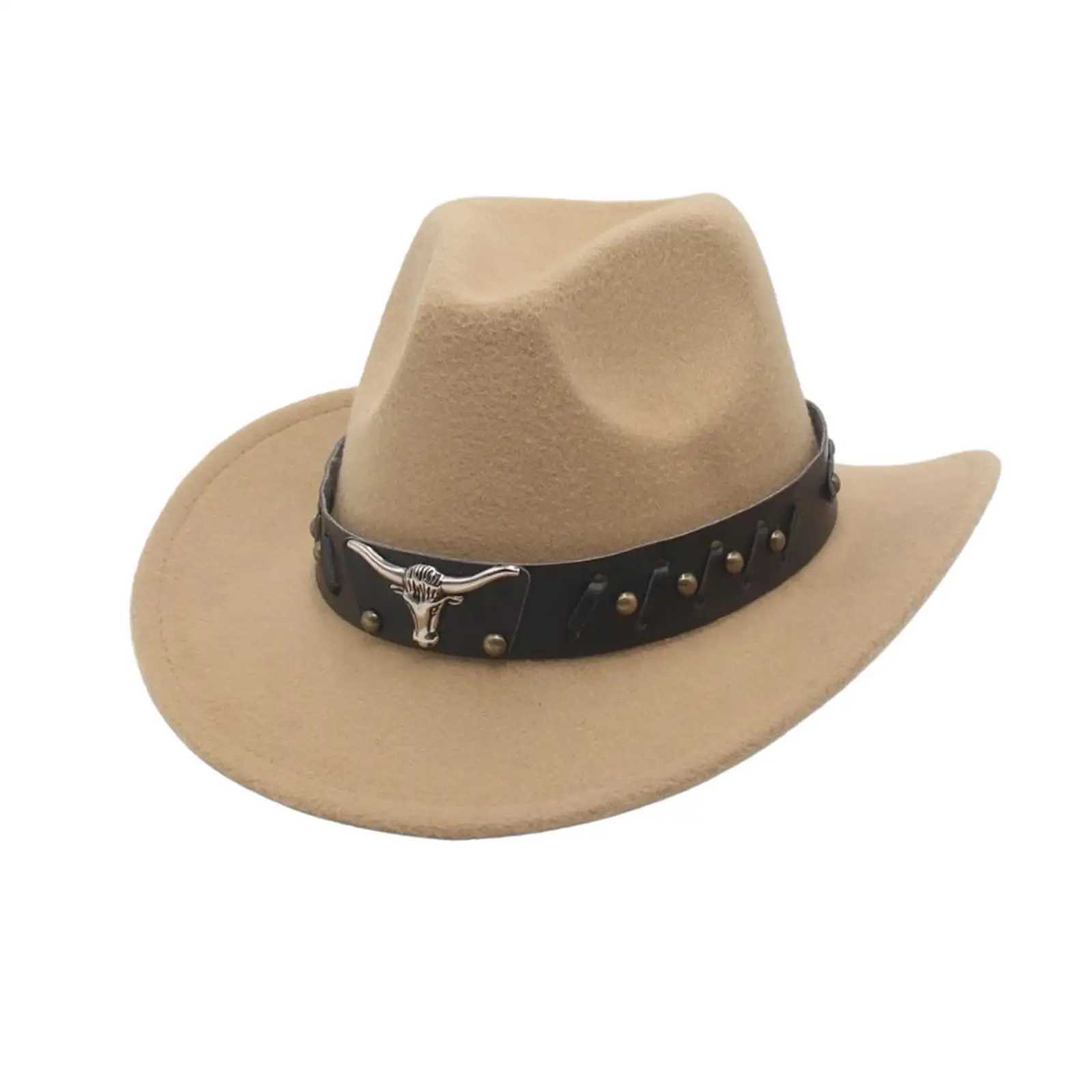 Western cowboy hat cosplay classic retro womens photo props cowboy hat Sunhat autumn party gifts holiday clothing hiking W241225