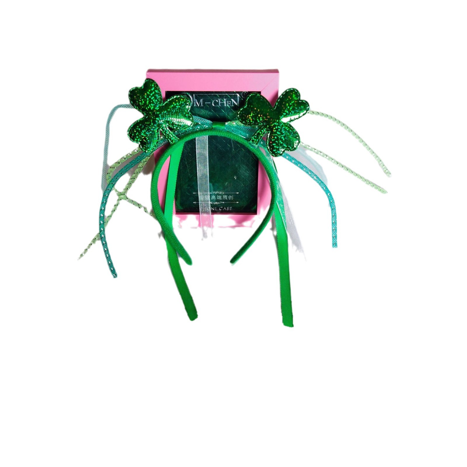 Festive Christmas Tree Eccentric Headpiece for Celebratory Events and Photo Sessions