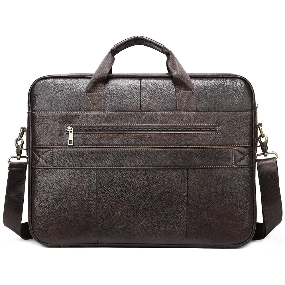 WESTAL 17 Laptop Bag for Men Briefcases Genuine Leather a4 Document Bags Mens Business Bag Leather Men Handbags 5013 241225