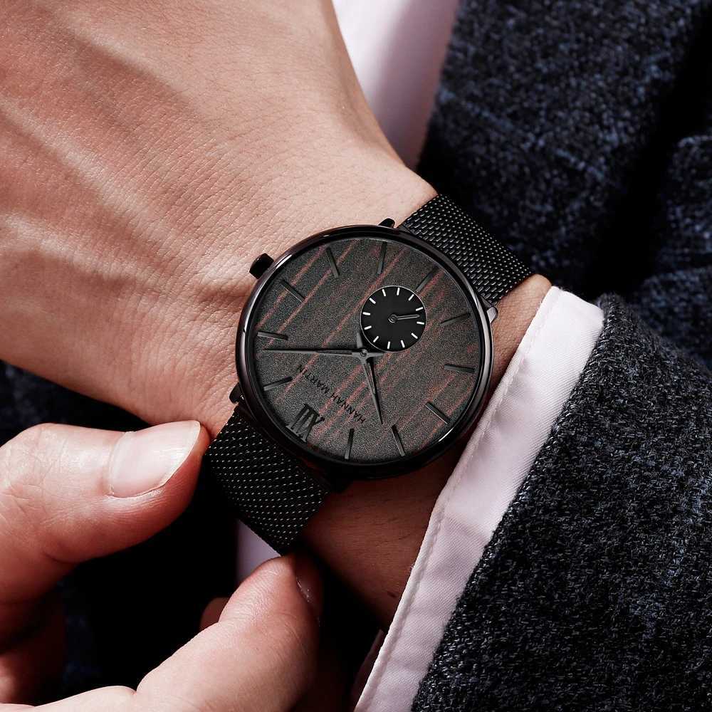 New Arrival Dropship Fashion Simple Design Waterproof Stainless Steel Mesh Small Dial Mens Watch Top Luxury Quartz Relogio Masculino Z241226