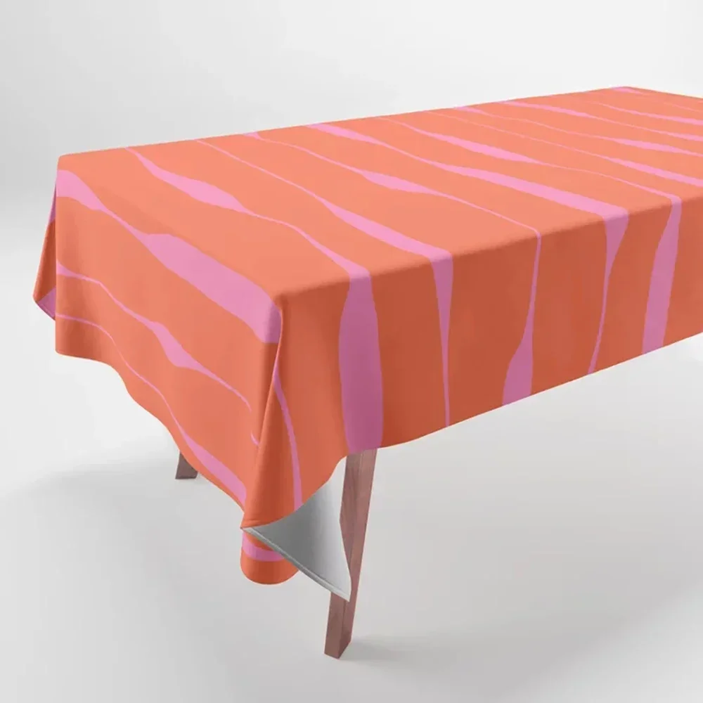 Abstract Geometric Marble Plaid Waterproof Tablecloth Wedding Decor Kitchen Coffee Decor Rectangle Event Tablecloth CTW16