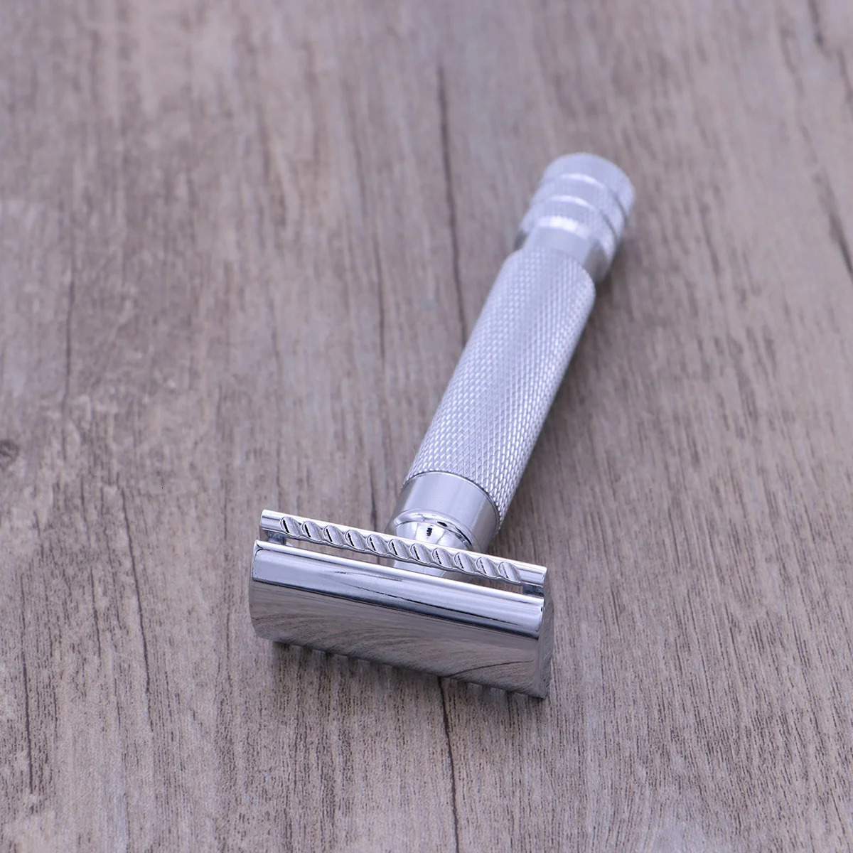 Men Shaving Razor Short Handle Classic Stainless Steel Double Edge Manual Shaver Safety Razor 241225