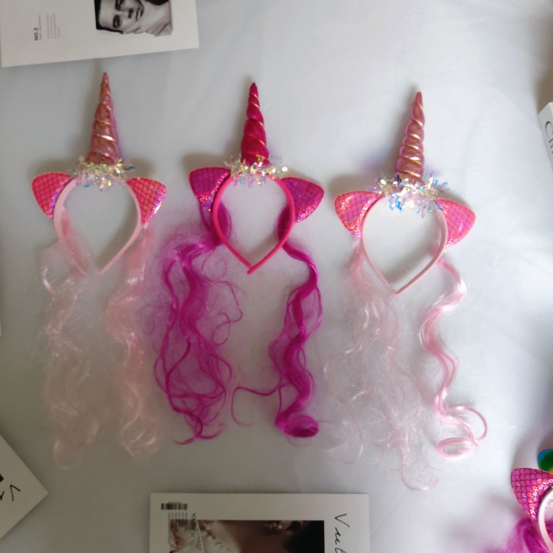 Stylish Kid-Friendly Unicorn Hair Band with Cat Ears - Ideal for Celebrations