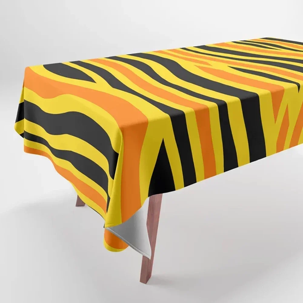 Abstract Geometric Marble Plaid Waterproof Tablecloth Wedding Decor Kitchen Coffee Decor Rectangle Event Tablecloth CTW16