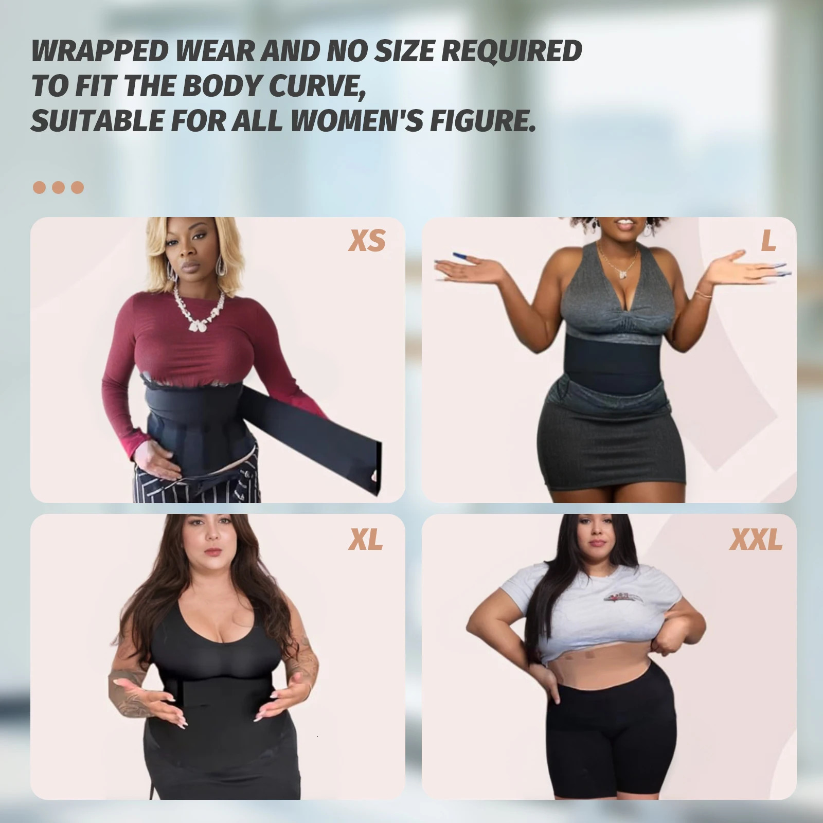 Women Waist Trimmer Belt Tummy Control Waist Cincher Stomach Belly Wrap Abdomen Slimming Shaper Waist Bandage Wrap Trimmer Belt 241225