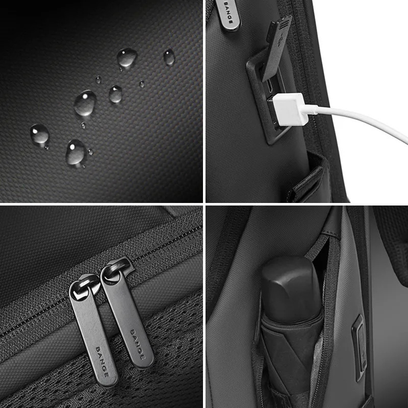 BANGE Arrival Laptop Backpacks Multifunctional with WaterProof Big Capacity Daily Work Business Backpack Back Pack Mochila 241225