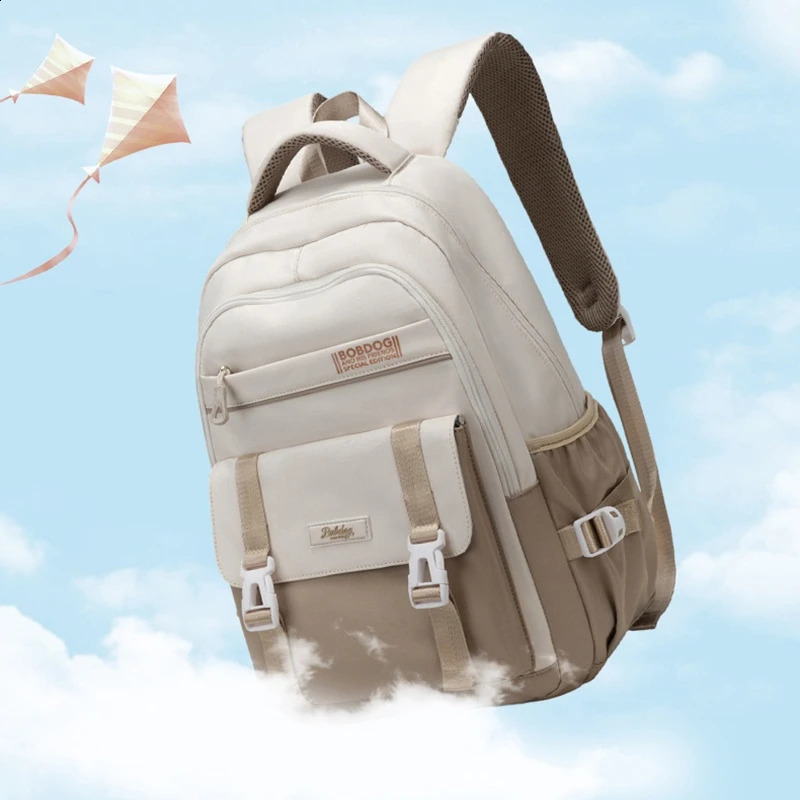 Large Capacity Backpack College Style Female Leisure Backpack Fashion Travel Junior High School Students 241226