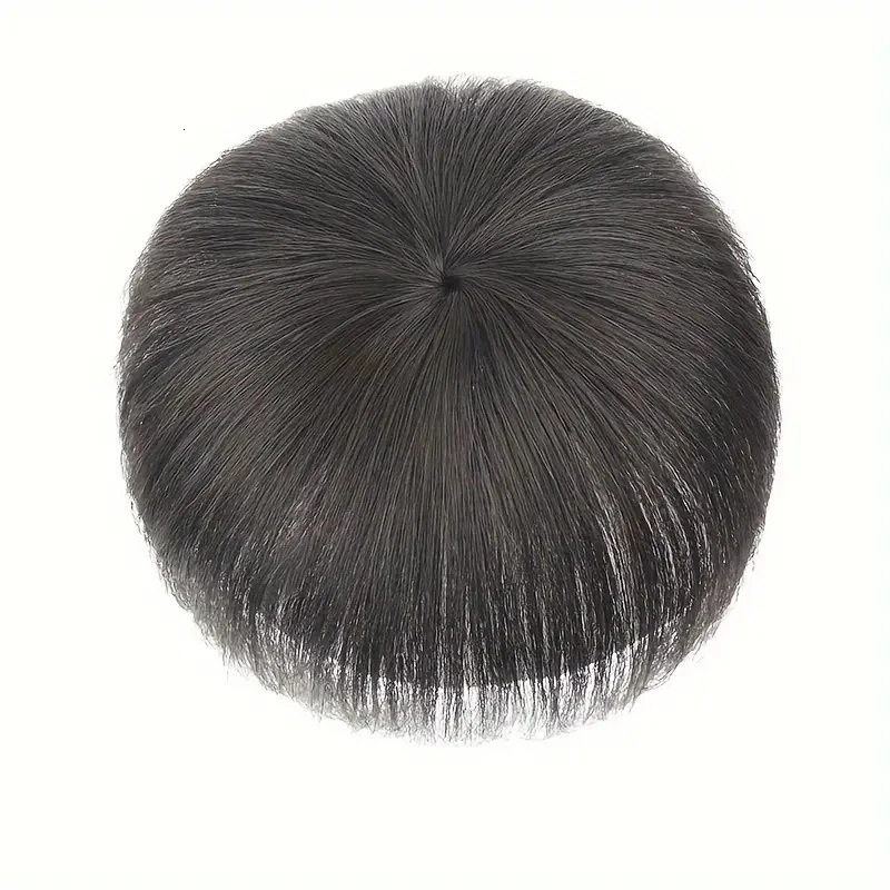 Human Hair Lightweight and Breathable Hair Extension Pieces 9 x 9cm/3.5 x 3.5inch Universal Style Suitable for All Hair Types 241225