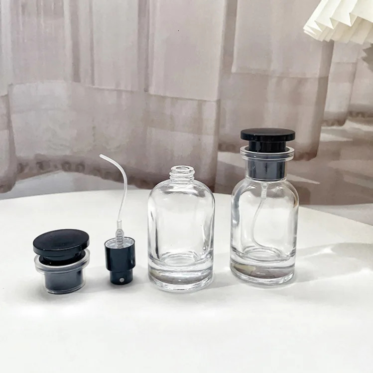 30ml 50ml Atomizer Perfume Spray Bottle for Travel Clear Empty Cologne Dispenser Portable Glass Sprayer for Toner Cosmetics 241225