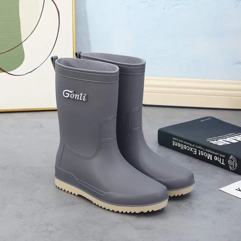 Quality Women Rain Shoes No Slip Shoes for Women Wear-resistant Rainproof Shoes Special Rain Boots for Wading Kitchen Work Women 241226