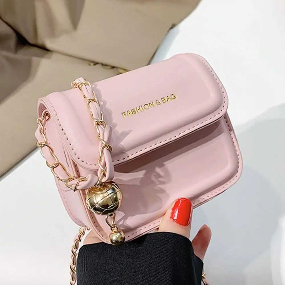 Fi Women Chain Shoulder Crossbody Bag Handbags Square Cluh Bags Female Underarm BagXJ241225