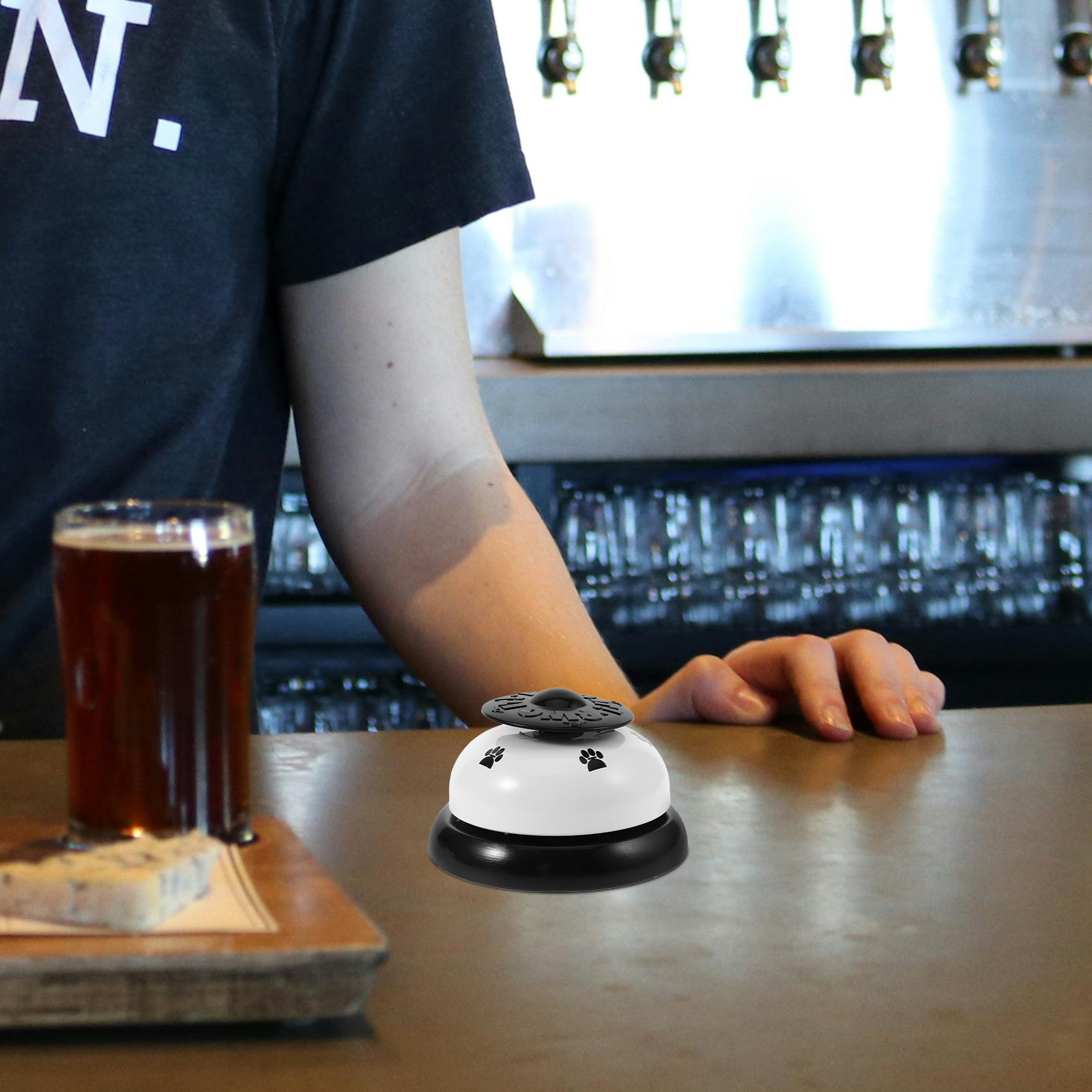 Intelligence Toy Bell Pet Training Aid Dog Trainer for Door Potty Accessories Metal Press Bells