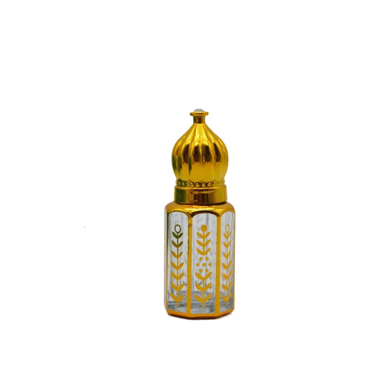 6/9/12ml Essential Oil Roller Bottle Gold Dropper Perfume Bottles Travel Refillable Roll On Glass Empty Container 241225