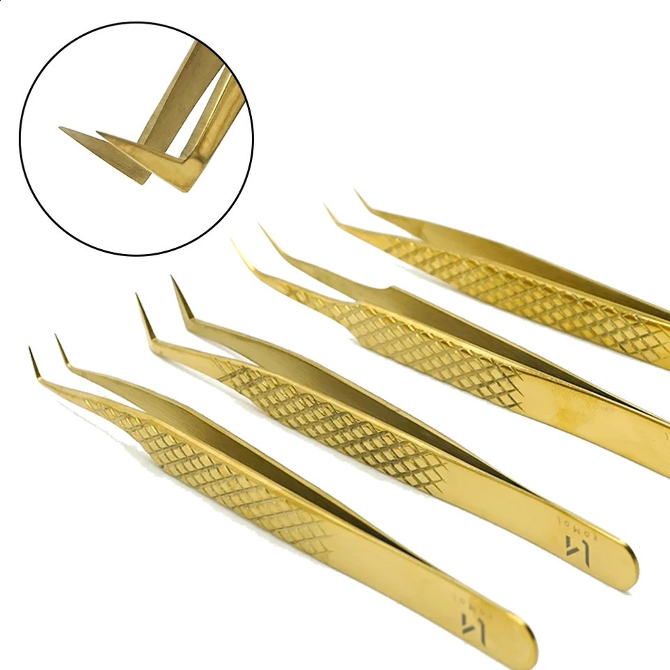 Advanced Precision False Eyelashes Tweezers False Eyelash Extensions Personal Curved Strip Eyelashes Brow Clamps Makeup Tools 241223
