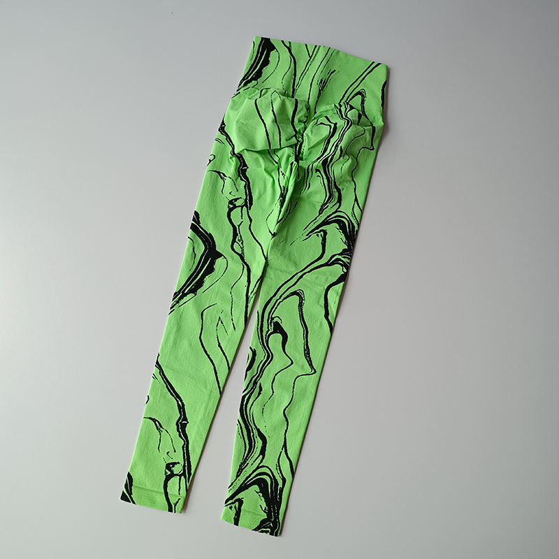 Printed Waist Leggings Seamless High Elastic Quick-Dry Running Legging Sports Hip Lifting Fiess Yoga Pants