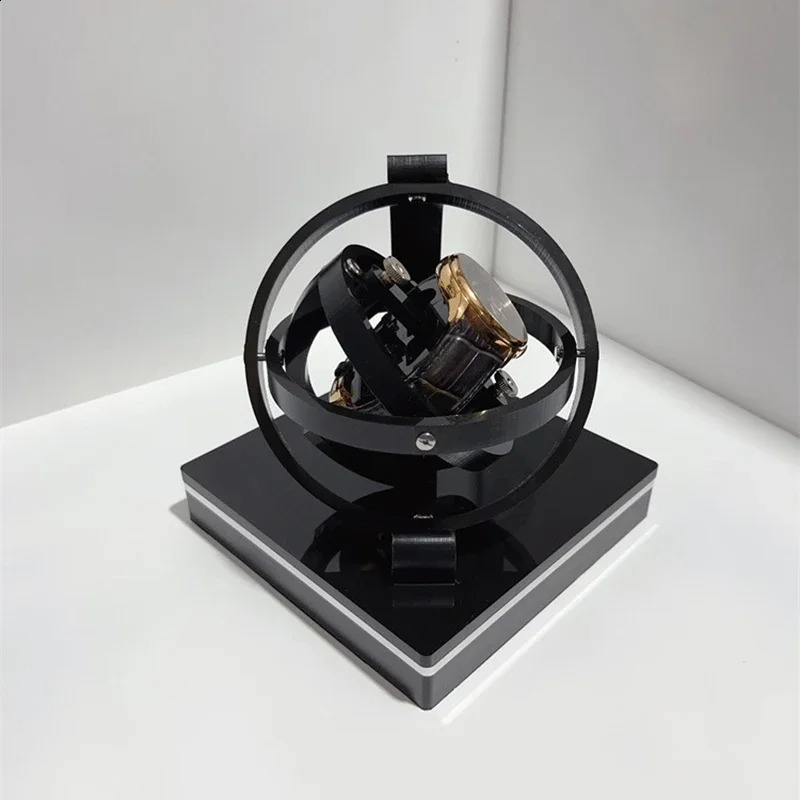 Stereoscopic Watch Winders Automatic Winding of Mechanical Watches 360° Rotating Men Wrist Watch Display Storage Winder Device 241226