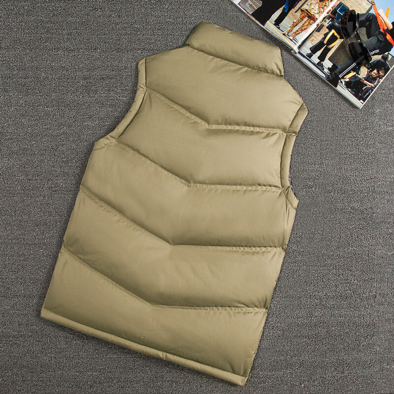 2025 New Fashionable Autumn And Winter Warm Sleeveless Jacket Designer Men's Slim Fit Vest Casual Jacket