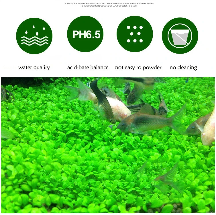 Fish Tank Water Grass Mud Plant Seed Soil Aquarium Bottom Sand Nutrient Soil Black Mud Water Grass Tank Bottom Soil Fertilizer 241225