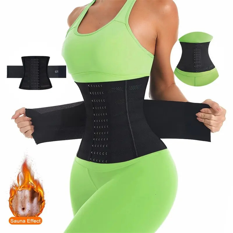 Waist Trainer Corset Women Binders Shapers Tummy Wrap Body Shapewear Slimming Belt Flat Belly Workout Postpartum Girdle S0238 241225