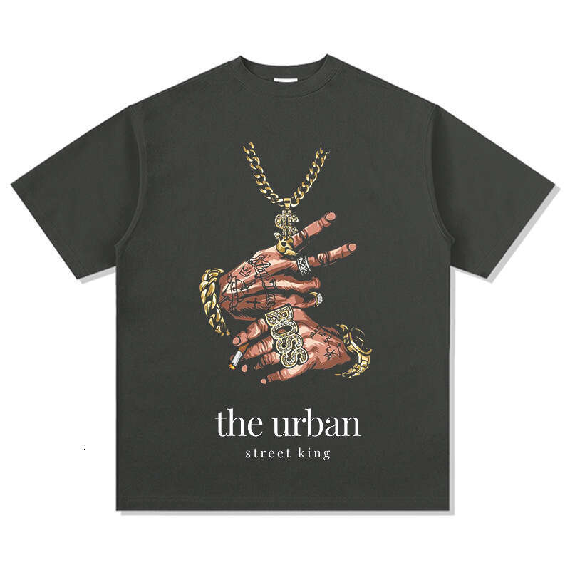 Bc New Summer American Trendy Brand Short Sleeve Ins Street Hip Hop Printed T-shirt Round Neck Hoodie