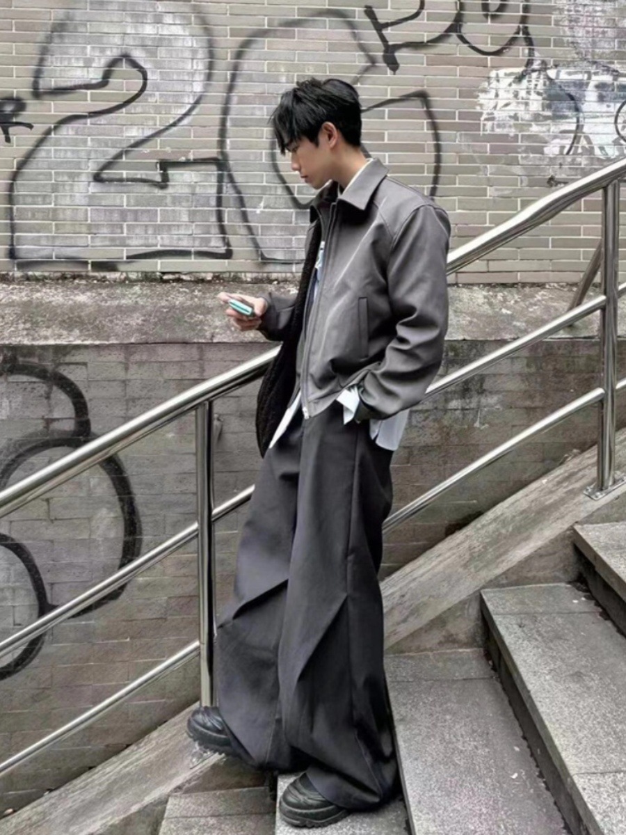 3684 Men's Trendy Korean-Inspired Short Shoulder Pad Business
