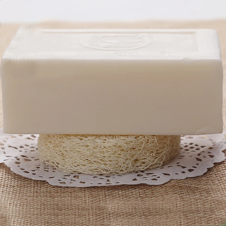 Wholesale 100pcs Natural Loofah Luffa Loofa Slices Handmade Loofah Soap Box Tray Tools Cleanner Sponge Soap Holder 241226