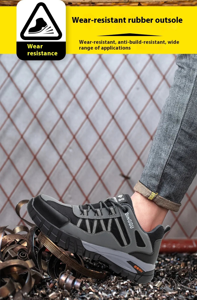 Insulation 6KV Work Safety Shoes Men Indestructible Anti-smashing Anti-puncture Protective Safety Boots Work Sneakers 241226