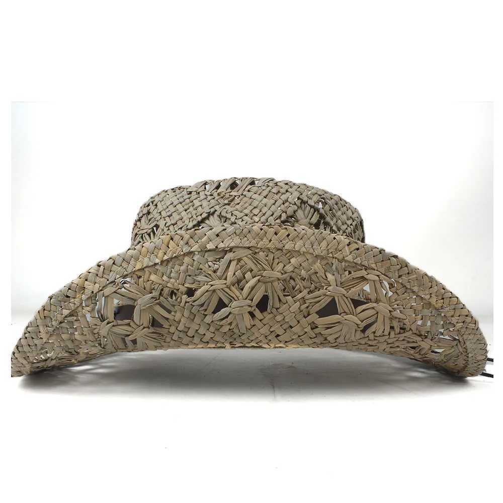 100% Mens Handmade Western Cowboy Hat Wide Brim Hat Outdoor Sombrero Hombre Cowboy Hat W241225