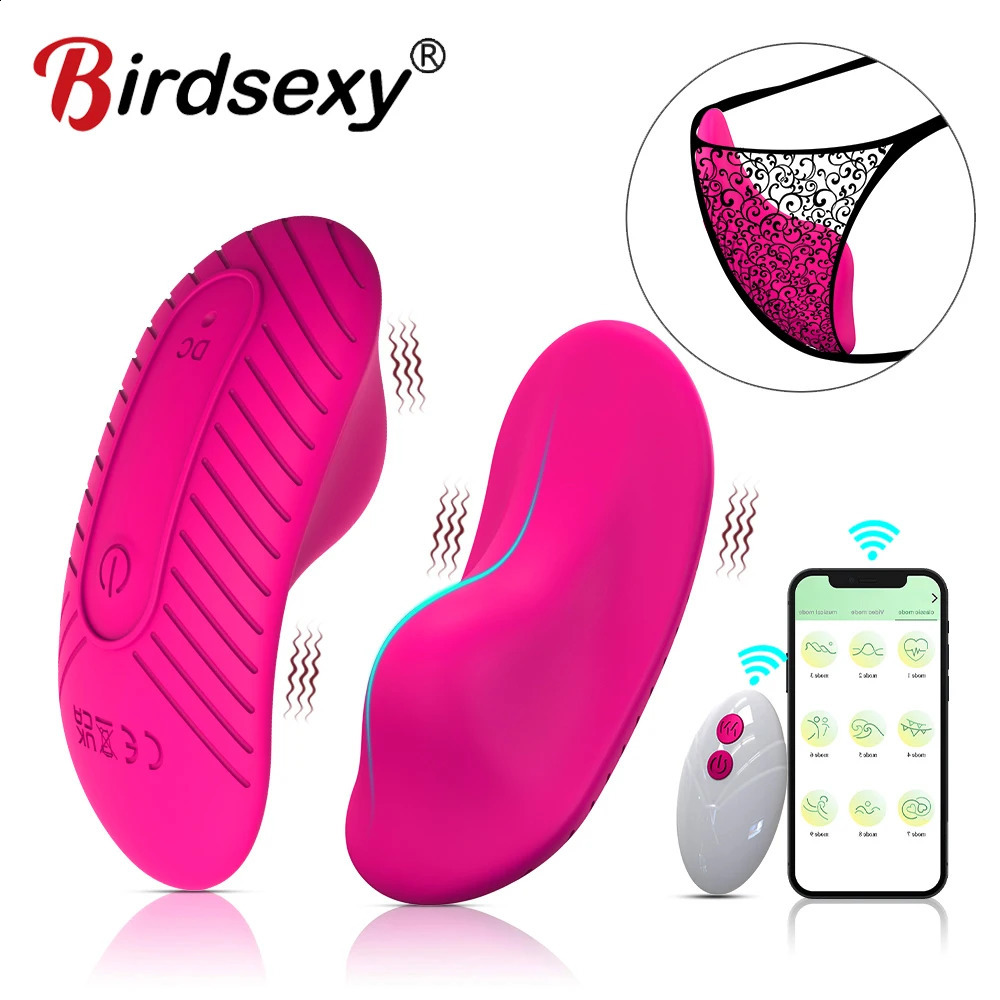Wearable Bluetooth APP Vibrator for Women Wireless Remote Control Vibrating Egg Clitoris Stimulator Female Sex Toys for Couples 241226