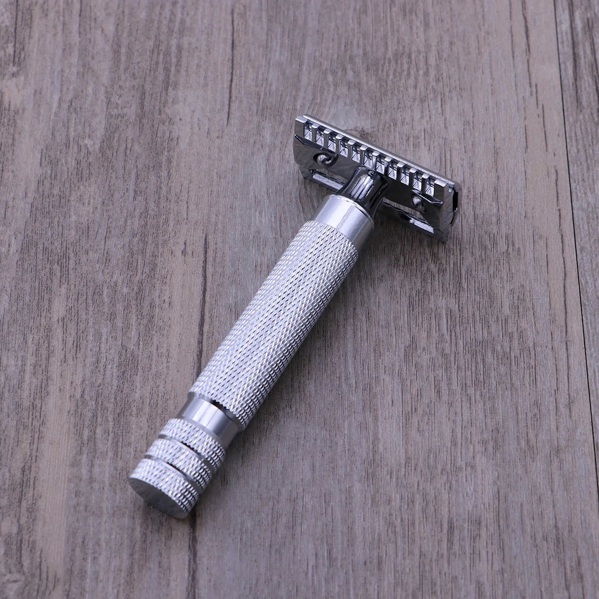 Men Shaving Razor Short Handle Classic Stainless Steel Double Edge Manual Shaver Safety Razor 241225