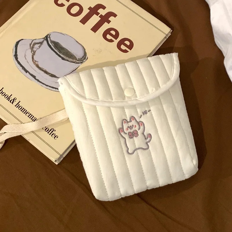 Cute Sanitary Napkins Menstruation Towel Storage Bag Portable Mini Student Tampon Monthly Bag Storage Bag 241226