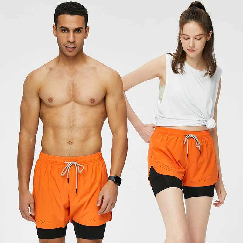 New Summer Running Shorts 2-inch Sports Slow Running Fitness Shorts Fast Drying Breathable Fitness Casual Shorts Mens Training Shorts 266 W241226