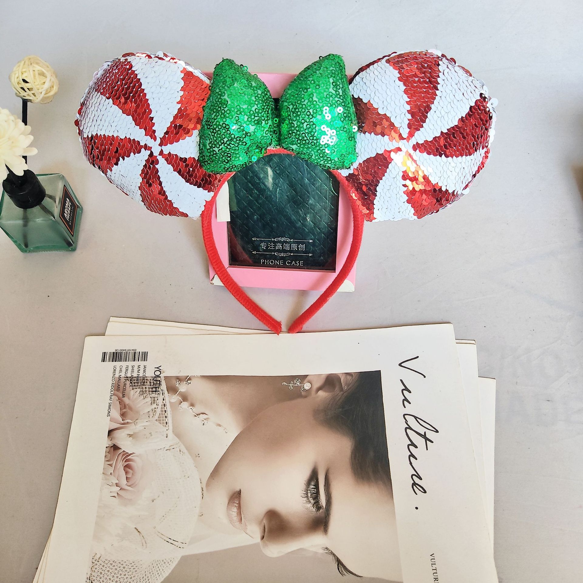 Halloween headband pumpkin party witch hat decoration supplies classic spider web witch hat headband