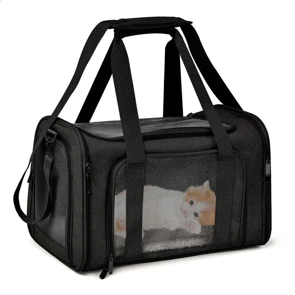 Dog Bag Soft Side Backpack Cat Pet s Dog Travel Bags Airline Approved Transport For Small Dogs Cats Outgoing