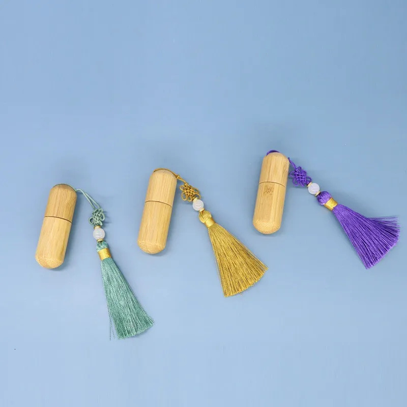 10/30pcs 2ml 5ml Bamboo Bottle Empty Essential Oil Bottle Stainless Roll On Ball Perfume Aroma Bottle Oil Roller Bottle 241225