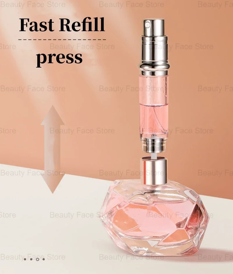 5ml Perfume Atomizer Mist Spray Bottle Portable High Quality PU Sprayer Suitable for Boarding Tight Sealing Travel Perfume Spray 241225