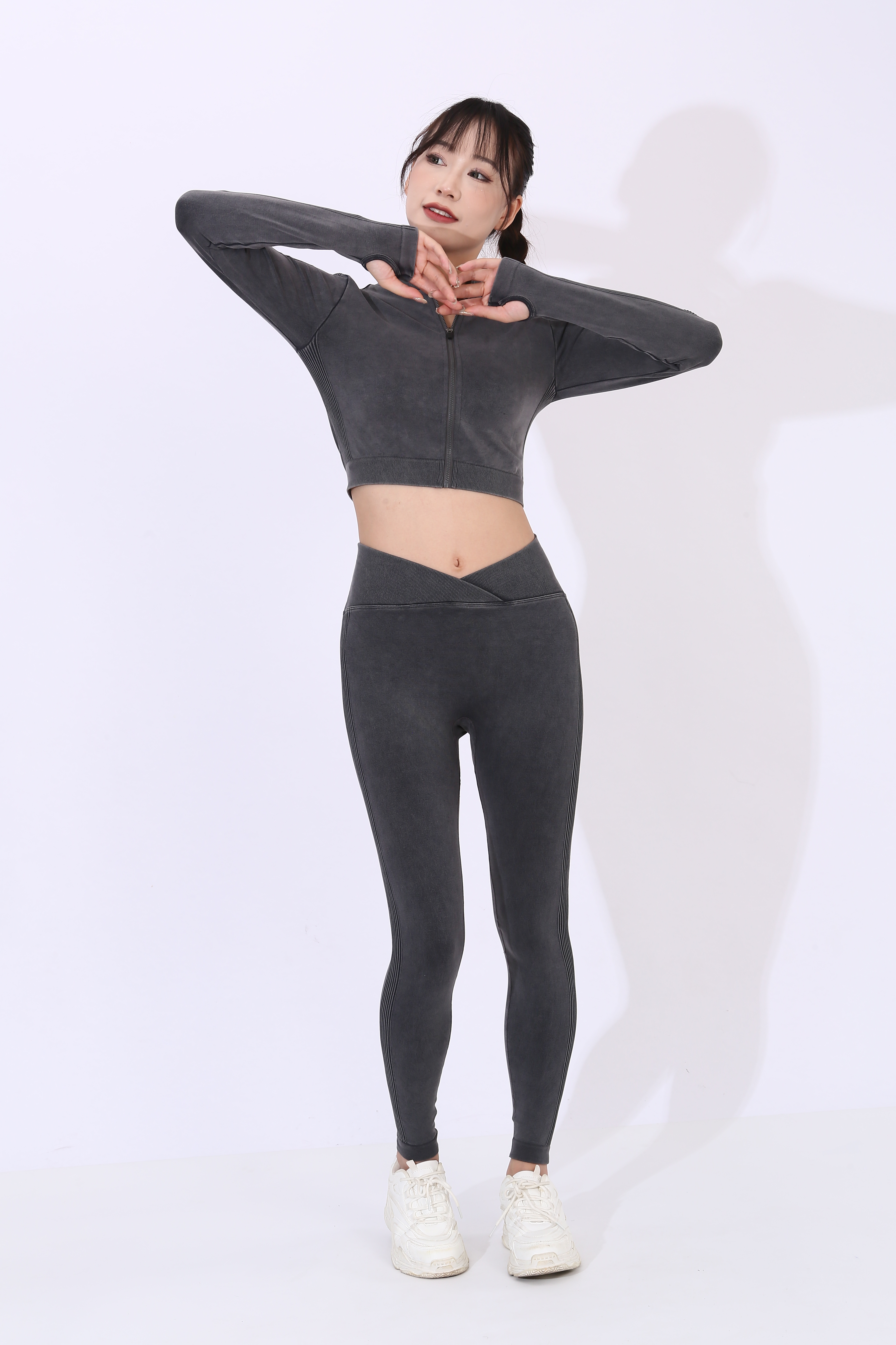 FEMME FINESS Women's Yoga Clothing Exercise Suit Seamless Yoga Clothing Suit Factory Direct Sale