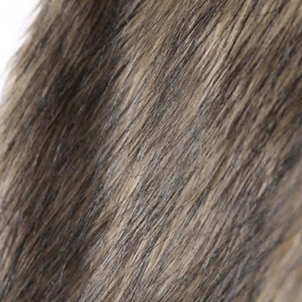 Female Faux Fur Womens Rabbit Knitted Raccoon Collar Vest Vests Real Sleeveless Gilets Tops Wholesale 241223