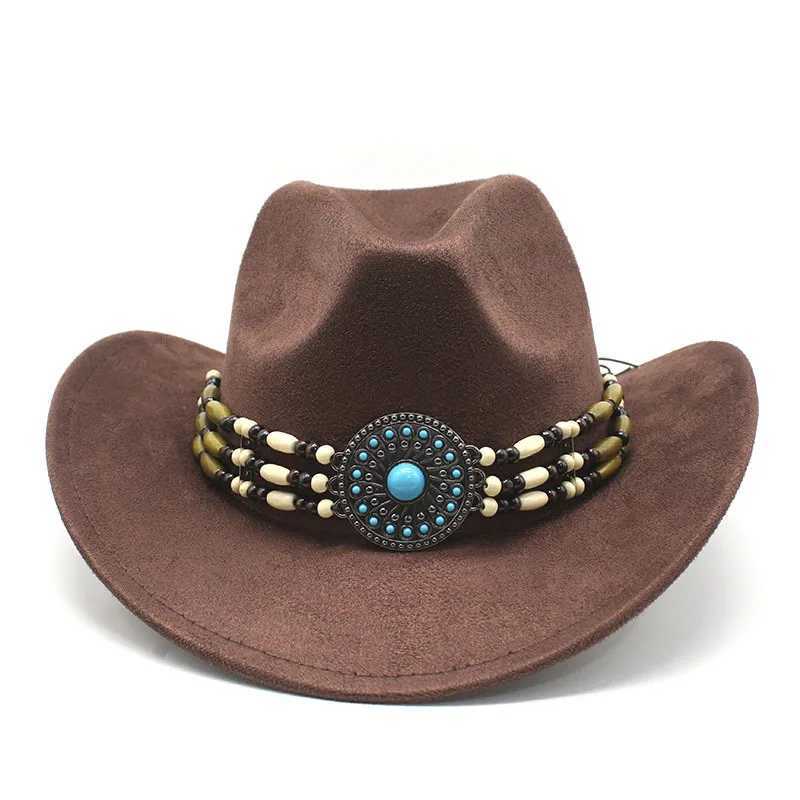Neutral denim hat with cotton polyester blend suede like decorative ethnic style exquisitely decorated perfect for all seasons W241225