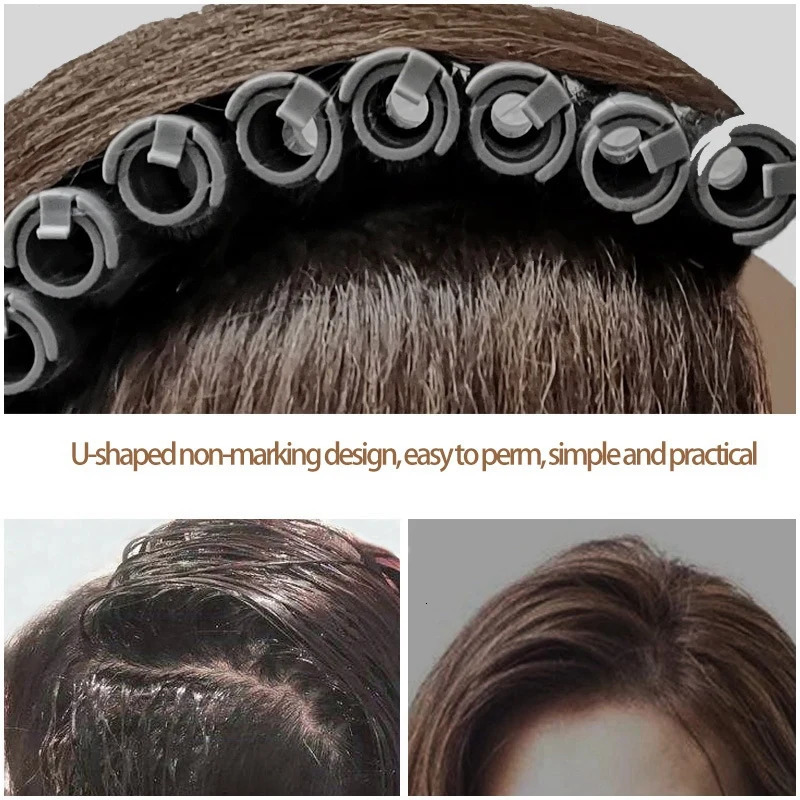 20Pcs Hair Perm Rods Styling Bars DIY Hair Clip Fluffy Perming Rod Hair Roller Curler Salon Hairdressing Tool Kit 241225