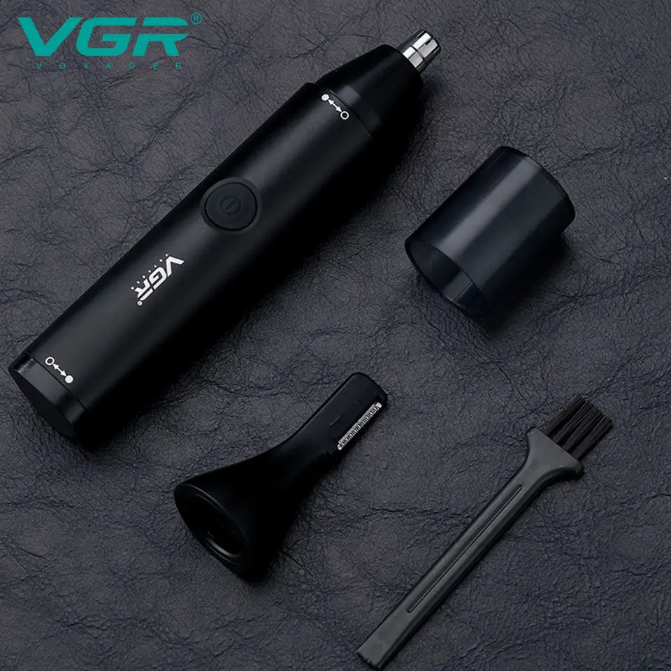 2in1 Wet Dry Nose Trimmer For Men Women Face Body Beard Grooming Electric Eyebrow Trimmer Rechargeable Ear Cleaner 241226