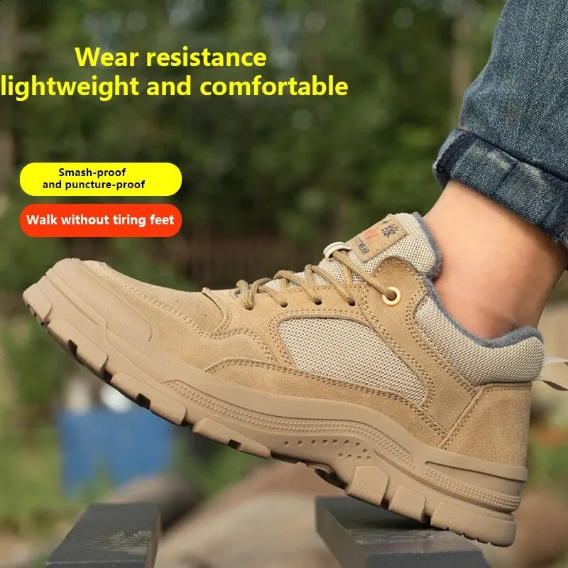 Safety Protection Mens Shoes Insulated Electrician Safety Comfortable Breathable Cushioning Wear-Resistant Protective Equipment 241226