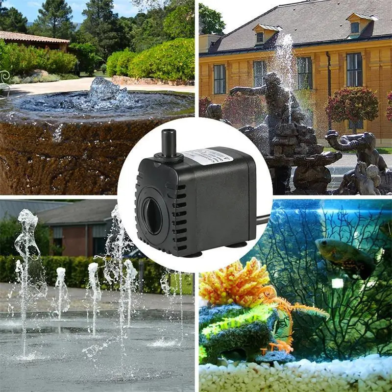 110V-220V Fish Tank Water Pump Energy-saving Aquarium Pump Ultra-Quiet Filter Fish Pond EU/US/UK Plug Aquarium Water Pump 241225