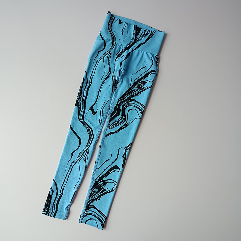 Printed Waist Leggings Seamless High Elastic Quick-Dry Running Legging Sports Hip Lifting Fiess Yoga Pants